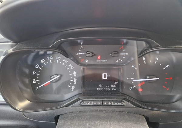 Citroen C3 cena 39999 przebieg: 80800, rok produkcji 2020 z Zabrze małe 79